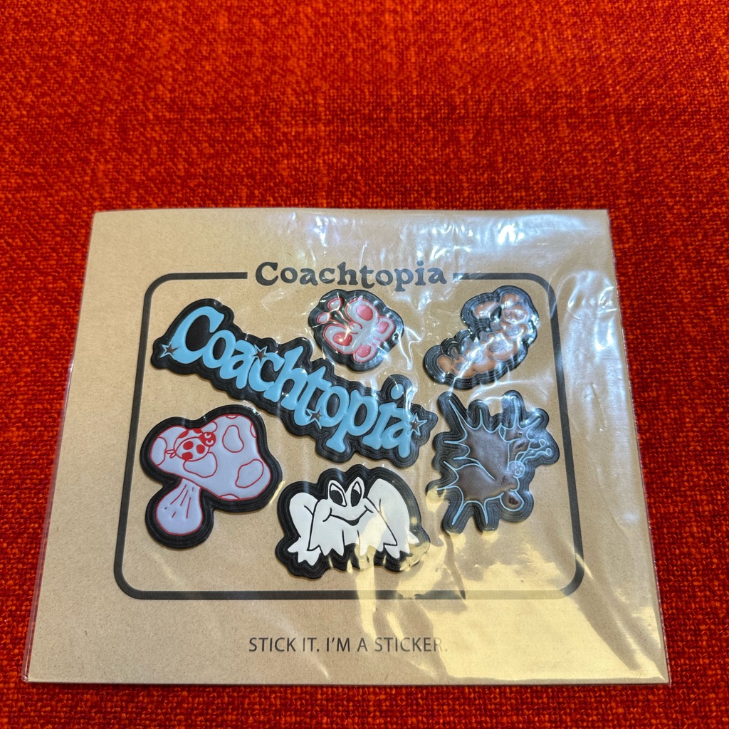 Nwt Coach/Coachtopia/Mushroom/Caterpillar/Frog Stickers